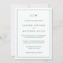 Search for emerald green wedding invitations Timeless
