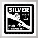 Search for 25th anniversary posters Black and white