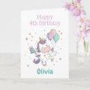 Search for 4 years old girl birthday cards For kids