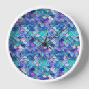 Search for sea glass clocks Mermaid
