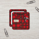Search for gingham business cards red