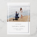 Search for silver save the dates Engagement