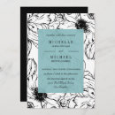 Search for turquoise black wedding invitations Chic