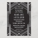 Search for silver and black wedding invitations Gatsby