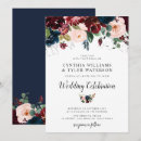 Search for burgundy and navy wedding invitations Elegant