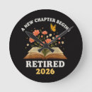 Search for retirement clocks Retired 2026