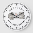 Search for knitting clocks Cute