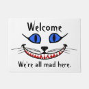 Search for alice in wonderland doormats Blue