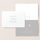 Search for silver save the dates Simple