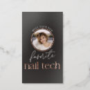 Search for rose gold foil business cards Script calligraphy
