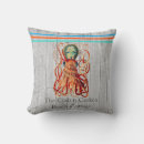 Search for coral and gray pillows Nautical