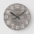 Search for rustic wood clocks Chic