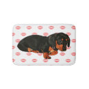 Search for dachshund bath mats Pattern