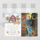 Search for pumpkin farm birthday invitations Barn