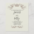 Search for crown wedding invitations Simple