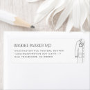 Search for medical doctor return address labels Simple