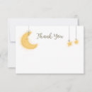 Search for moon and stars thank you cards Gender neutral