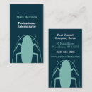 Search for pest control business cards Bugs