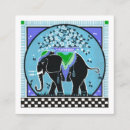 Search for elephant business cards Flowers