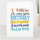 Search for social media birthday cards facebook