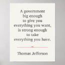 Search for thomas jefferson quote posters Government