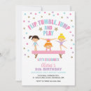 Search for gymnastics birthday invitations Purple