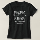Search for just married tshirts husband and wife