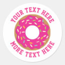 Search for donut birthday stickers Pink