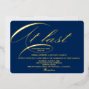 Search for royal blue and gold wedding invitations Simple