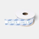 Search for blue and white ribbon Baby boy