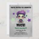 Search for monster mash invitations Purple