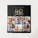 Search for 40 photo collage Black and gold