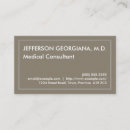 Search for gynecologist business cards Minimalist