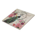 Search for peacock tiles Vintage