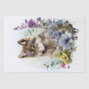 Search for wolf tissue paper Watercolor