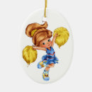 Search for cheerleader ornaments School