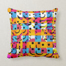Search for abstract face pillows Smile