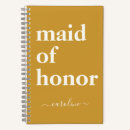 Search for maid of honor notebooks Minimalist