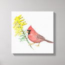 Search for cardinal painting canvas prints Watercolor