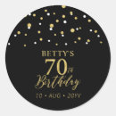 Search for 70th birthday stickers Modern