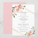 Search for change of plans wedding invitations Blush pink