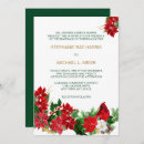 Search for december wedding invitations red and green
