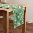 Search for green leaves table runners Jungle
