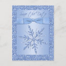 Search for snowflake save the dates Winter