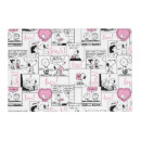 Search for valentines day placemats Snoopy