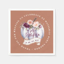 Search for fall baby shower napkins Terracotta