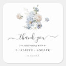 Search for dusty blue wedding stickers Elegant modern