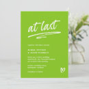 Search for lime green wedding invitations Modern