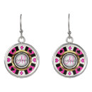 Search for monogram earrings pink