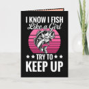 Search for fishing woman cards Fisherman